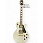 Used Epiphone Les Paul Custom Alpine White Solid Body Electric Guitar Alpine White