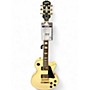 Used Epiphone Les Paul Custom Alpine White Solid Body Electric Guitar Alpine White