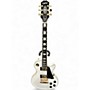 Used Epiphone Les Paul Custom Alpine White Solid Body Electric Guitar Alpine White