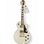 Used Epiphone Les Paul Custom Alpine White Solid Body Electric Guitar Alpine White