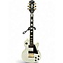Used Epiphone Les Paul Custom Alpine White Solid Body Electric Guitar Alpine White