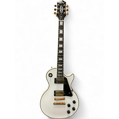 Used Epiphone Les Paul Custom Alpine White Solid Body Electric Guitar