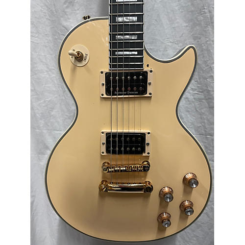 Epiphone Used Epiphone Les Paul Custom Antique Ivory Solid Body Electric Guitar Antique Ivory