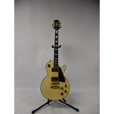 Epiphone Used Epiphone Les Paul Custom Antique Ivory Solid Body Electric Guitar