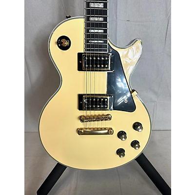 Epiphone Used Epiphone Les Paul Custom Antique Ivory Solid Body Electric Guitar