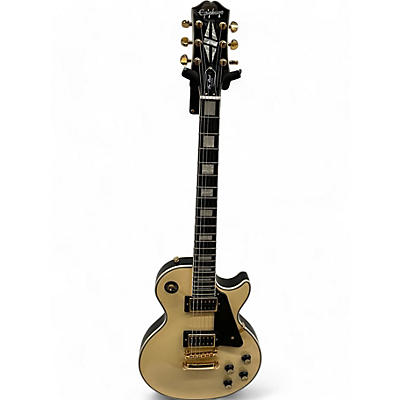 Epiphone Used Epiphone Les Paul Custom Antique Ivory Solid Body Electric Guitar