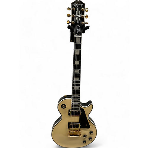 Epiphone Used Epiphone Les Paul Custom Antique Ivory Solid Body Electric Guitar Antique Ivory