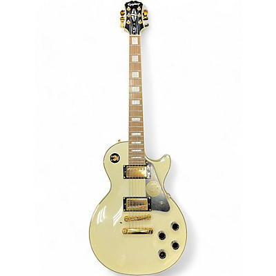 Epiphone Used Epiphone Les Paul Custom Antique Ivory Solid Body Electric Guitar