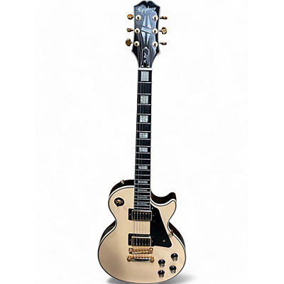 Epiphone Used Epiphone Les Paul Custom Antique Ivory Solid Body Electric Guitar