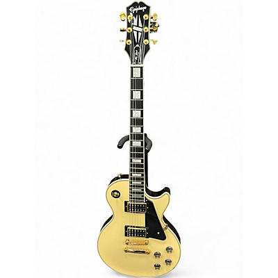 Used Epiphone Les Paul Custom Antique Ivory Solid Body Electric Guitar