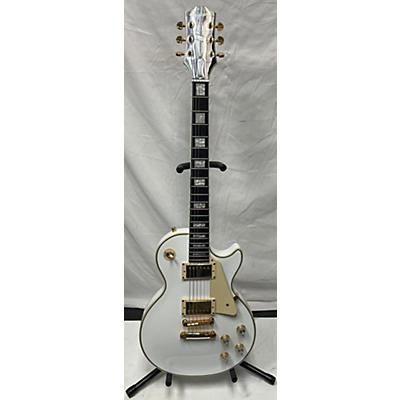 Epiphone Used Epiphone Les Paul Custom Antique White Solid Body Electric Guitar