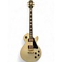 Used Epiphone Les Paul Custom Antique White Solid Body Electric Guitar Antique White