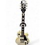Used Epiphone Les Paul Custom Antique White Solid Body Electric Guitar Antique White