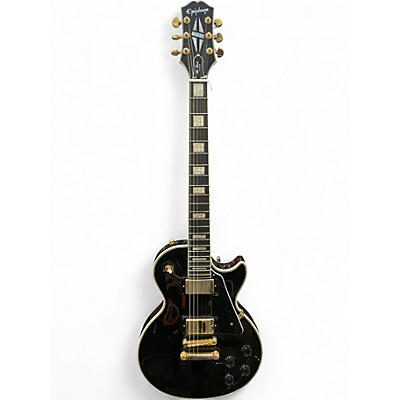 Used Epiphone Les Paul Custom BLACK AND GOLD Solid Body Electric Guitar