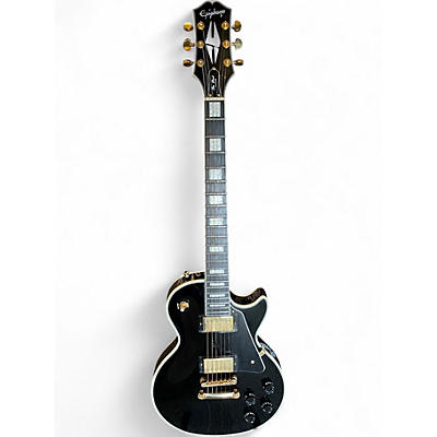 Used Epiphone Les Paul Custom BLACK Solid Body Electric Guitar