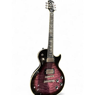 Used Epiphone Les Paul Custom Bats In Flight Dark Purple Burst Solid Body Electric Guitar