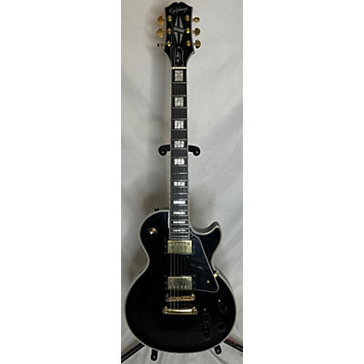 Epiphone Used Epiphone Les Paul Custom Black And Gold Solid Body Electric Guitar