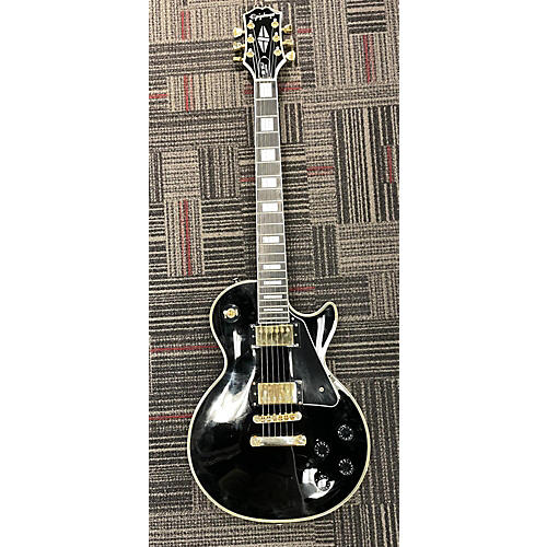 Epiphone Used Epiphone Les Paul Custom Black And Gold Solid Body Electric Guitar Black and Gold