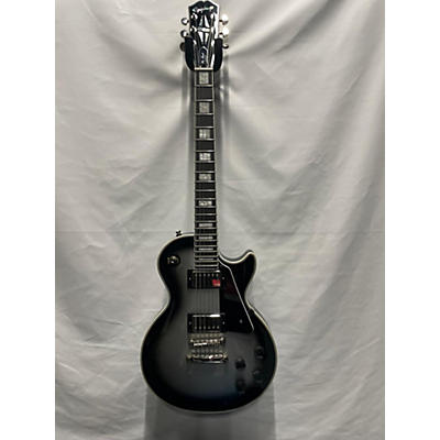 Epiphone Used Epiphone Les Paul Custom Black And Silver Solid Body Electric Guitar