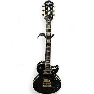 Used Epiphone Les Paul Custom Black Onyx Solid Body Electric Guitar
