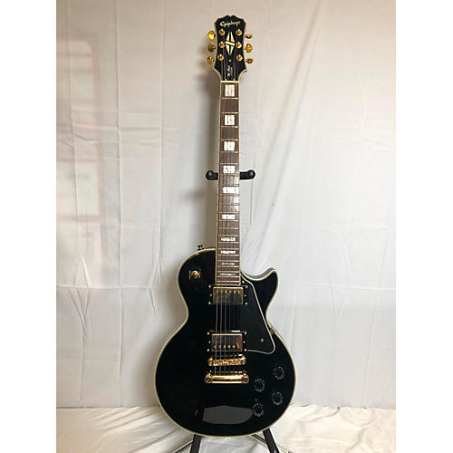 Epiphone Used Epiphone Les Paul Custom Black Solid Body Electric Guitar Black