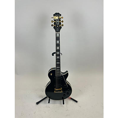 Epiphone Used Epiphone Les Paul Custom Black Solid Body Electric Guitar