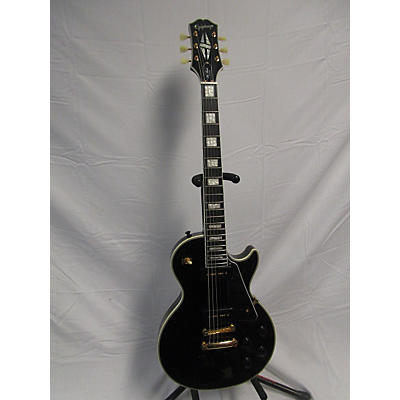 Epiphone Used Epiphone Les Paul Custom Black Solid Body Electric Guitar