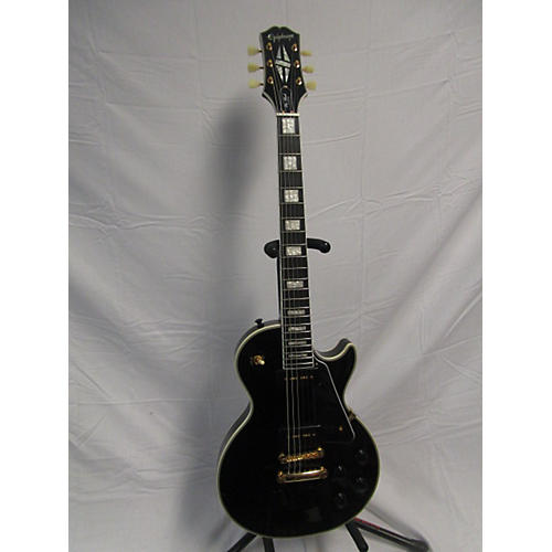 Epiphone Used Epiphone Les Paul Custom Black Solid Body Electric Guitar Black