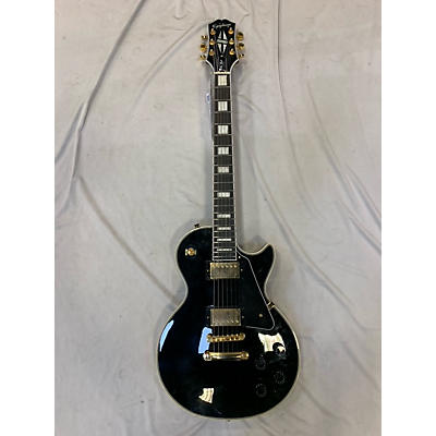 Epiphone Used Epiphone Les Paul Custom Black Solid Body Electric Guitar