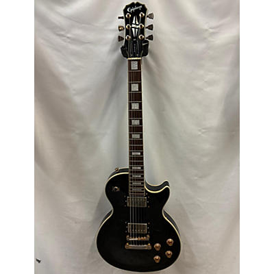 Epiphone Used Epiphone Les Paul Custom Black Solid Body Electric Guitar