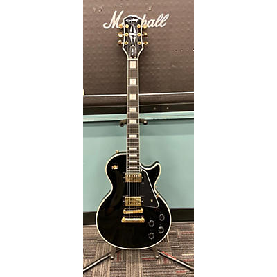 Epiphone Used Epiphone Les Paul Custom Black Solid Body Electric Guitar