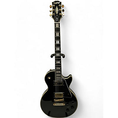 Epiphone Used Epiphone Les Paul Custom Black Solid Body Electric Guitar