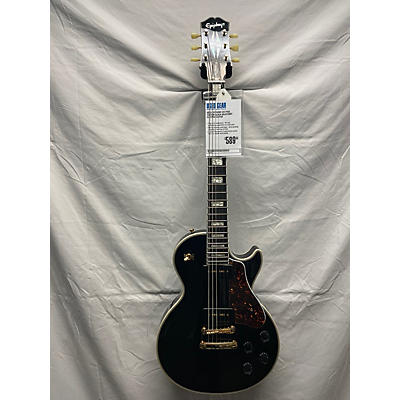 Epiphone Used Epiphone Les Paul Custom Black Solid Body Electric Guitar