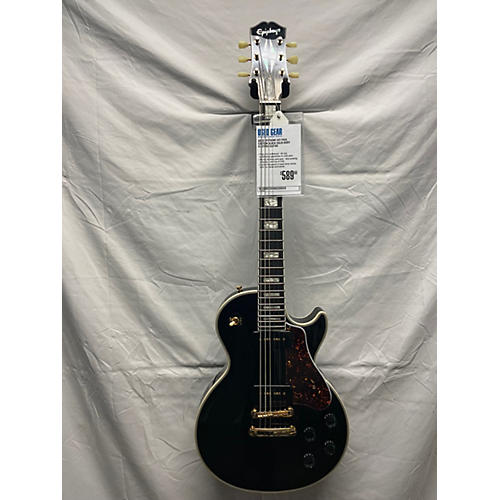 Epiphone Used Epiphone Les Paul Custom Black Solid Body Electric Guitar Black