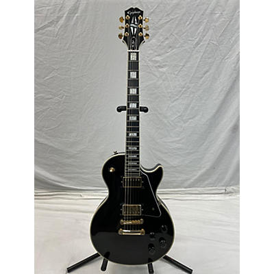 Epiphone Used Epiphone Les Paul Custom Black Solid Body Electric Guitar