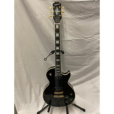 Epiphone Used Epiphone Les Paul Custom Black Solid Body Electric Guitar