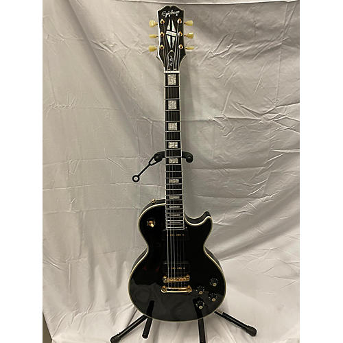 Epiphone Used Epiphone Les Paul Custom Black Solid Body Electric Guitar Black