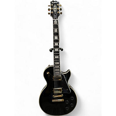 Epiphone Used Epiphone Les Paul Custom Black Solid Body Electric Guitar