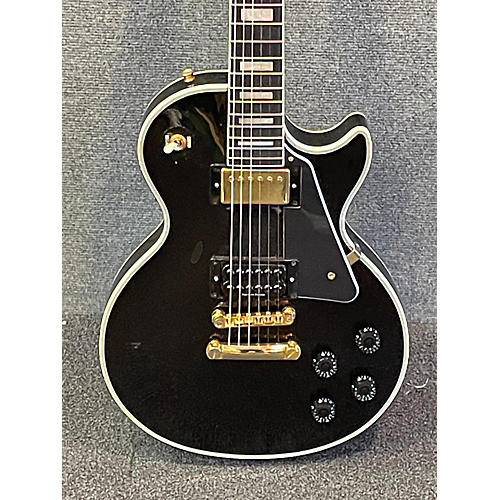 Epiphone Used Epiphone Les Paul Custom Black Solid Body Electric Guitar Black