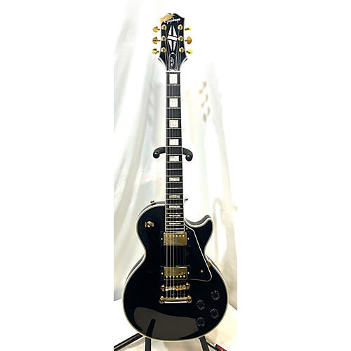 Epiphone Used Epiphone Les Paul Custom Black Solid Body Electric Guitar Black