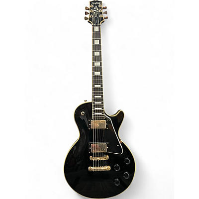 Epiphone Used Epiphone Les Paul Custom Black Solid Body Electric Guitar