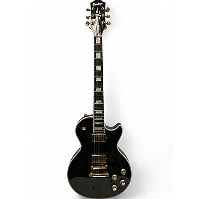 Epiphone Used Epiphone Les Paul Custom Black Solid Body Electric Guitar