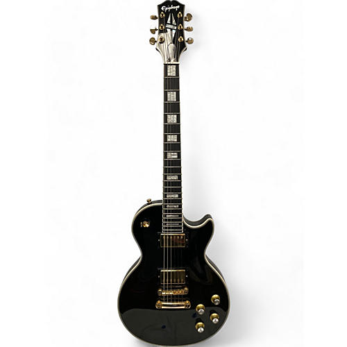 Epiphone Used Epiphone Les Paul Custom Black Solid Body Electric Guitar Black