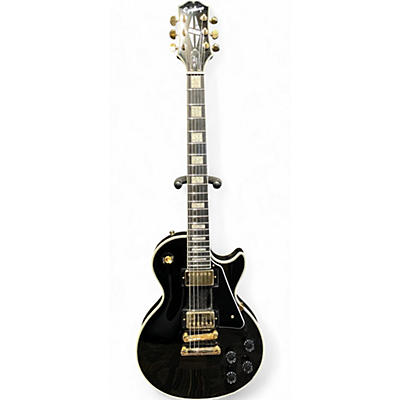 Epiphone Used Epiphone Les Paul Custom Black Solid Body Electric Guitar