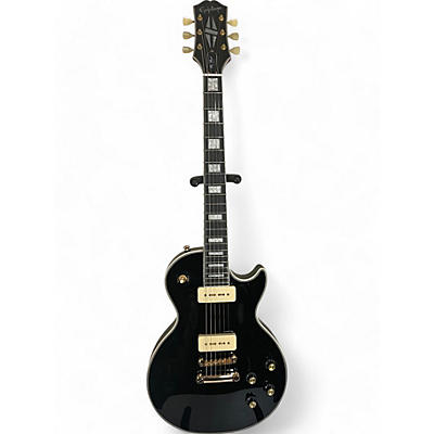 Epiphone Used Epiphone Les Paul Custom Black Solid Body Electric Guitar