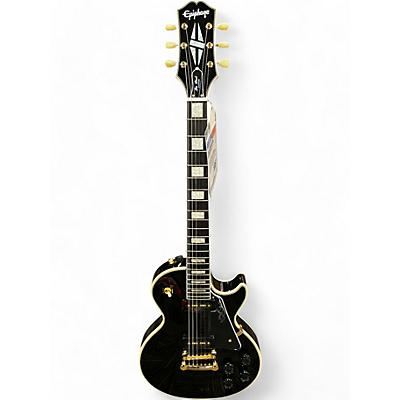 Epiphone Used Epiphone Les Paul Custom Black Solid Body Electric Guitar