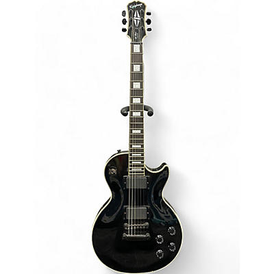 Used Epiphone Les Paul Custom Black Solid Body Electric Guitar