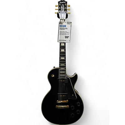 Epiphone Used Epiphone Les Paul Custom Black Solid Body Electric Guitar