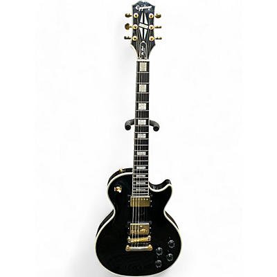 Used Epiphone Les Paul Custom Black Solid Body Electric Guitar