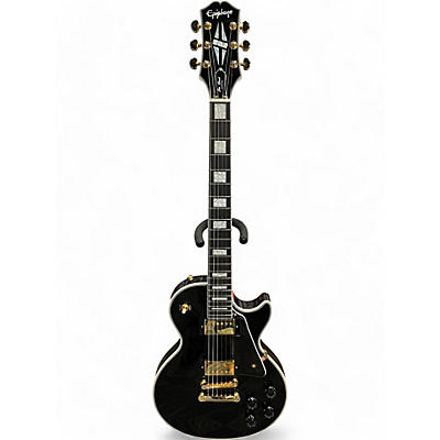 Epiphone Used Epiphone Les Paul Custom Black Solid Body Electric Guitar